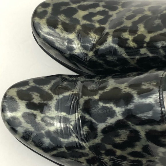 NAOT Shoes Black Womens Animal Print Patent Leather Mules Slip On Size E… - Picture 7 of 11